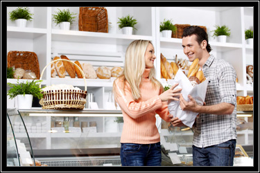Younger Couple Shopping