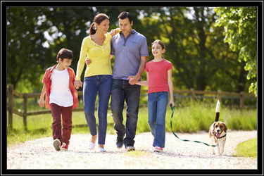Family Walking
